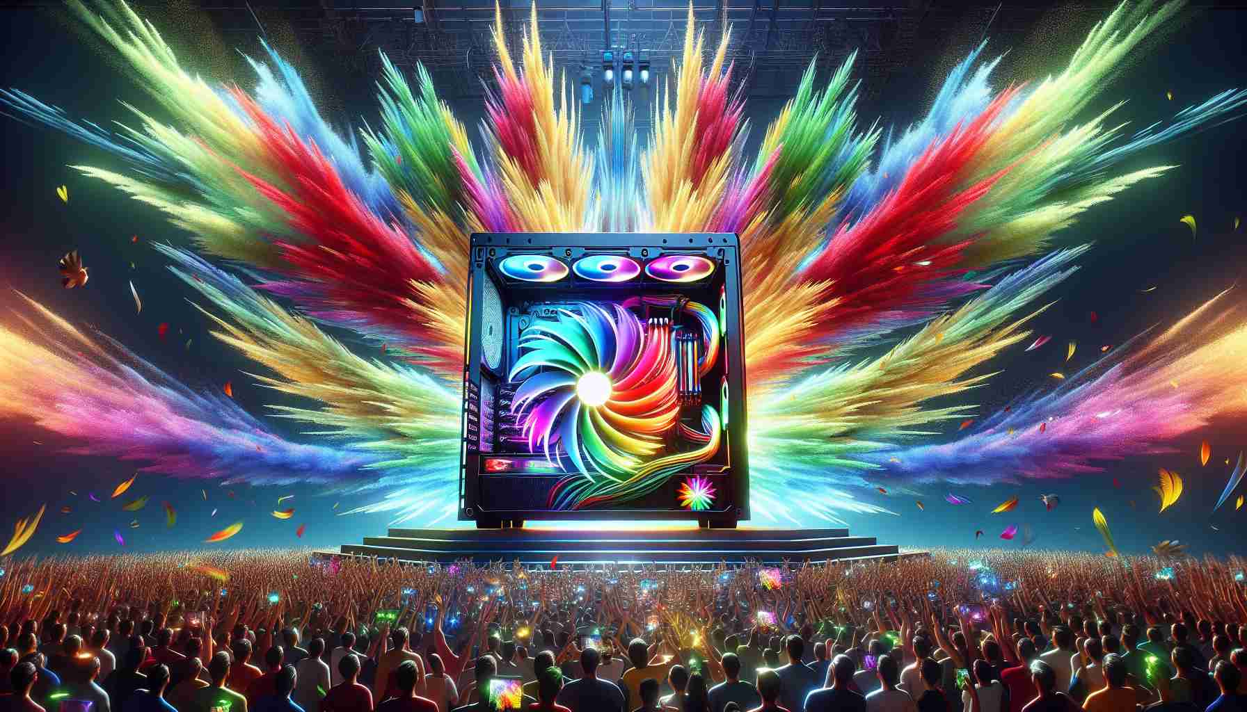 Unleash the Rainbow: The Stunning Launch of the 'Ne Mayuri' Gaming PC!